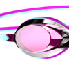 Speedo Unisex-child Swim Goggles Vanquisher 2.0 Junior - Mirrored Marine Blue/Dive Purple/Pink Glow/Silver
