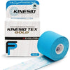 Kinesio Taping - Elastic Therapeutic Athletic Tape Tex Gold FP - Black – 2 in. x 16.4 ft - Blue