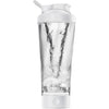 VOLTRX Premium Electric Protein Shaker Bottle, Made with Tritan - BPA Free - 24 oz Vortex Portable Mixer Cup/USB Rechargeable Shaker Cups for Protein Shakes - White