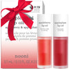 NOONI Korean Lip Oil - Appleberry | Long-Lasting, Moisturizing, Plumping, Revitalizing for Dry Lips, Waterproof, No Peel Off, Hydrating, Nourishing Crystal Clear, Stocking Stuffers, 0.12 FL Oz - 15. Duo (Appleberry & Appleplum)