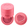 KAJA Blusher - Cheeky Stamp 02 Saucy | Buildable & Blendable Shade with Heart-shaped Applicator, Sunkissed Finish, Travel size, Hygienic, Suitable for Beginners, Portable, Korean Makeup, 0.17 Oz - 02 Saucy