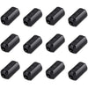 Viaky 12 Pack RFI EMI Noise Suppressor Cable Clip, Clip-on Ferrite Ring Core Noise Filter for 5mm Dia Cable(Black) - Black