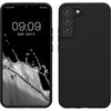 kwmobile Case Compatible with Samsung Galaxy S22 Plus Case - TPU Silicone Phone Cover with Soft Finish - Black Matte - black matte