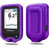 Silicone Case for Freestyle Libre 3 2 / Libre Reader, Lightweight Shockproof Anti Slip Protective Cover Soft Gel Skin with Raised Bezel (Black) - Purple