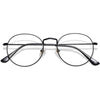 SOJOS Blue Light Blocking Computer Glasses Round Eyewear Anti Blue Light Lens Preppy Chic SJ5024B - C4 Matte Black Frame
