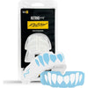 2 Pack Nxtrnd Rush Mouth Guard for Boxing and Other Sports (Black & White Fangs) - Columbia Blue