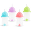 Munchkin Any Angle Weighted Toddler Straw Cups with Click Lock Lid, 10 Ounce, 2 Pack, Blue/Green - Blue/Green/Pink/Purple