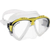 Cressi Matrix Adult Scuba Diving, Snorkeling, and Freediving Masks- Matrix: Made in Italy - Clear/Yellow