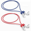 5 Pack Ultra Strong Magnetic AirPods Pro Straps, Anti-Lost Neck Cord for AirPods Pro 3 2025,AirPods 4th, AirPods Pro 2nd/1st, AirPod 3rd, AirPod 2nd/1st - 5 Pcs Silicone Sports Lanyard and 2 Ear Hook - C12-blue+red