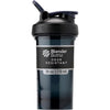 BlenderBottle Shaker Bottle Pro Series Perfect for Protein Shakes and Pre Workout, 24-Ounce, Black - Black