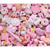 50 Pcs Slime Charms Easter Set DIY Craft Mixed Making Resin Jewery Making Kit, Resin Flatback Slime Beads Making Supplies for DIY Scrapbooking Crafts (Pink) - Pink