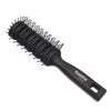 Baasha Hair Brush, Vented Brush for Blow Drying, Mens Short Hair Brush with Ball Tipped Bristles, Best for Wet or Dry Hair - Black - Black B