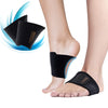 Copper Fit CFACBP Health Unisex Arch Relief Plus with Built-In Orthotic Support, Black - Black