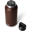 YETI Rambler 64 oz Bottle, Vacuum Insulated, Stainless Steel with Chug Cap, Navy - Wetlands Brown
