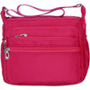Crossbody Bag for Women Waterproof Shoulder Bag Messenger Bag Casual Nylon Purse Handbag - Pink