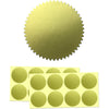 200 Pack, Gold Foil Seal Stickers for Certificates - 2" Diameter - Gold