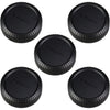 Camera Rear Lens Cap & Body Cap Cover for Fuji Fujifilm X Mount Camera X-M5 X-T50 X-T30 II X-T5 X-T4 X-T3 X-PRO3 X-PRO2 X-H2 X-H2S X-S20 X-S10 X-E4 X-E3 X-A5 X-A10 X-T200 X-T100-3 Packs - 5 Pack