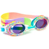 Bling 2o Girls' Swimming Goggles (Ages 3+) UV Protection Latex-Free 100% Silicone Material Anti-Fog Adjustable Nose Piece - Multicolor