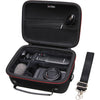 L LTGEM Camera Case Compatible with Sony ZV-1F / ZV-1 / ZV-1 II Vlog Digital Camera, Tripod, Microphone and Vlogger Accessory Kit, Black+Gray - Black 1