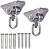 BeneLabel Silent Heavy Duty Swing Hanger, 360° Rotation, Stainless Steel, Heavy Duty, for Swing, Hammock, Yoga, Sandbag, 1000 LB Capacity - 2pcs Swing Hanger
