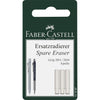 Faber-Castell SPARE ERASER FOR GRIP PLUS MECHANICAL PENCIL - Pack of 3 for Grip 2011.
