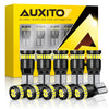 AUXITO 194 LED Light Bulb 6000K White 168 2825 W5W T10 Wedge 24-SMD 3014 Chipsets LED Replacement Light Kit Error Free for Car Interior Dome Map Door License Marker Lights, Pack of 10 - 194/168