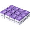 GSE Games & Sports Expert 12-Pack of Billiard/Pool Cue Chalks, Billiard Pool Table Accessories for Home/Tournament Use (6 Colors Available) - Purple