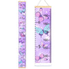 Beinou Baby Growth Chart for Wall Height Chart for Kids Wood Frame Measure Ruler 7.9in x 79in Canvas Hanging Height Measurement for Wall Decor - Purple Butterfly
