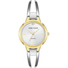 Anne Klein Women's Genuine Diamond Dial Bangle Watch - Two Tone