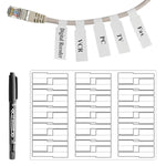 1 Lot de 600 étiquettes autocollantes Pour câble avec marquage, Format A4, 20 feu - My Store