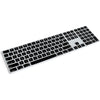 Silicone Keyboard Cover Skin for Apple Magic Keyboard with Numeric Keypad MQ052LL/A (A1843) US Layout Ultra Thin Protector Skin Accessories Transparent - Black