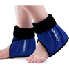Heel Ice Pack Wrap for Plantar Fasciitis Relief, Ankle Ice Pack Wrap for Swelling, FSA Eligible, Reusable Gel Cold Pack for Foot Pain Relief, Achilles Tendonitis, Ankle Sprain, Heel Pain - Dark Blue-2 Packs