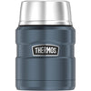 THERMOS Stainless King Vacuum-Insulated Food Jar with Spoon, 16 Ounce, Matte Stainless Steel - SLATE