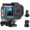 SOONSUN Waterproof Case with Dive Filters for GoPro Hero 13/12 / 11/10 / 9 Black, 196 Feet Underwater Protective Dive Housing Case with Red, Light Red, Magenta, 5X Close-up Macro Filters - Waterproof Case for Hero 13/12/11/10/9 Black