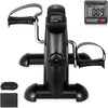 Uten Mini Exercise Bike, Under Desk Bike, Arm & Leg Peddler Machine with LCD Screen Displays, Portable Cycle - BLACK