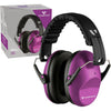 Vanderfields Kids Ear Protection Earmuffs - Noise Cancelling Headphones for Kids, Autism, Toddler, Children - Purple Power