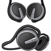 Soundbot SB221 HD Wireless Bluetooth 4.0 Sports-Active Headphones for 20Hrs Music Streaming & 25Hrs HandsFree Calling with Sweat Resistant Ergonomic Secure-Fit Design & Voice Command Support, Black - SB221-GRY/BLK