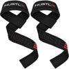 Lifting Straps for Weightlifting & Deadlifts – 21" Wrist Straps with Thick Neoprene Padding – Pro Heavy Duty Gym Wrist Wraps for Powerlifting, Bodybuilding & Strength Training for Men & Women - Carbon