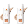 La Roche-Posay Anthelios Sunscreen SPF 50, Ultra-Light Fluid Broad Spectrum SPF 50, Face Sunscreen with Titanium Dioxide Mineral, Lightweight & Fast-Absorbing, Oil-Free, Matte Finish - Tinted Duo Pack