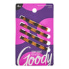 Goody Stay Tight Hair Barrettes - 8 Ct, Assorted Metallic Colors, Non-Slip Flat Hair Clips, Comfortable & Versatile Hair Accessories for Women & Men, Hair Clips for All Hair Types - Tortoise