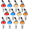 Automatic Measured Bottle Pourer - Quick Shot Spirit Measure Pourer Drinks Wine Cocktail Dispenser Home Bar Tools - 1oz/30ml (4 pack) - mix color 12 pack
