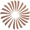 Arrow Feather 4 Inch Shield Fletching Vanes for Wooden Carbon Bamboo Traditional Arrow(50 Pack) - Brown