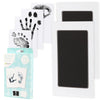 Pearhead Newborn Baby Handprint and Footprint Kit - No Mess Clean-Touch Ink Pad With Impression Cards, Safe for Skin, Perfect Keepsake for Family, Acid-Free, Black - 2-Pack