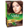 Dabur Henna Hair Color - Dark Brown, Henna Hair Dye and Conditioner, Ammonia Free, 100% Grey Coverage, 6 Sachets X 10g - Brown
