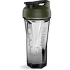 HELIMIX 2.0 Vortex Blender Shaker Bottle Holds upto 28oz | No Blending Ball or Whisk | USA Made | Portable Pre Workout Whey Protein Drink Shaker Cup | Mixes Cocktails Smoothies Shakes | Top Rack Safe - OD Green