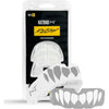 2 Pack Nxtrnd Rush Mouth Guard for Boxing and Other Sports (Black & White Fangs) - Silver