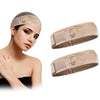 Dreamlover Wig Grip Bands, Headband for Keeping Wigs in Place, Tan, 2 Pieces - Tan