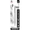 Zebra Pen F-701 Retractable Ballpoint Pen, 0.8mm Fine Point, Stainless Steel Barrel, Ideal for Office Supplies, School Supplies & Teacher Supplies, Black Ink, 1-Pack (29411) - Black A