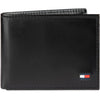 Tommy Hilfiger Men's Passcase Wallet with Removable ID Window - Black Dore