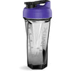 HELIMIX 2.0 Vortex Blender Shaker Bottle Holds upto 28oz | No Blending Ball or Whisk | USA Made | Portable Pre Workout Whey Protein Drink Shaker Cup | Mixes Cocktails Smoothies Shakes | Top Rack Safe - Purple